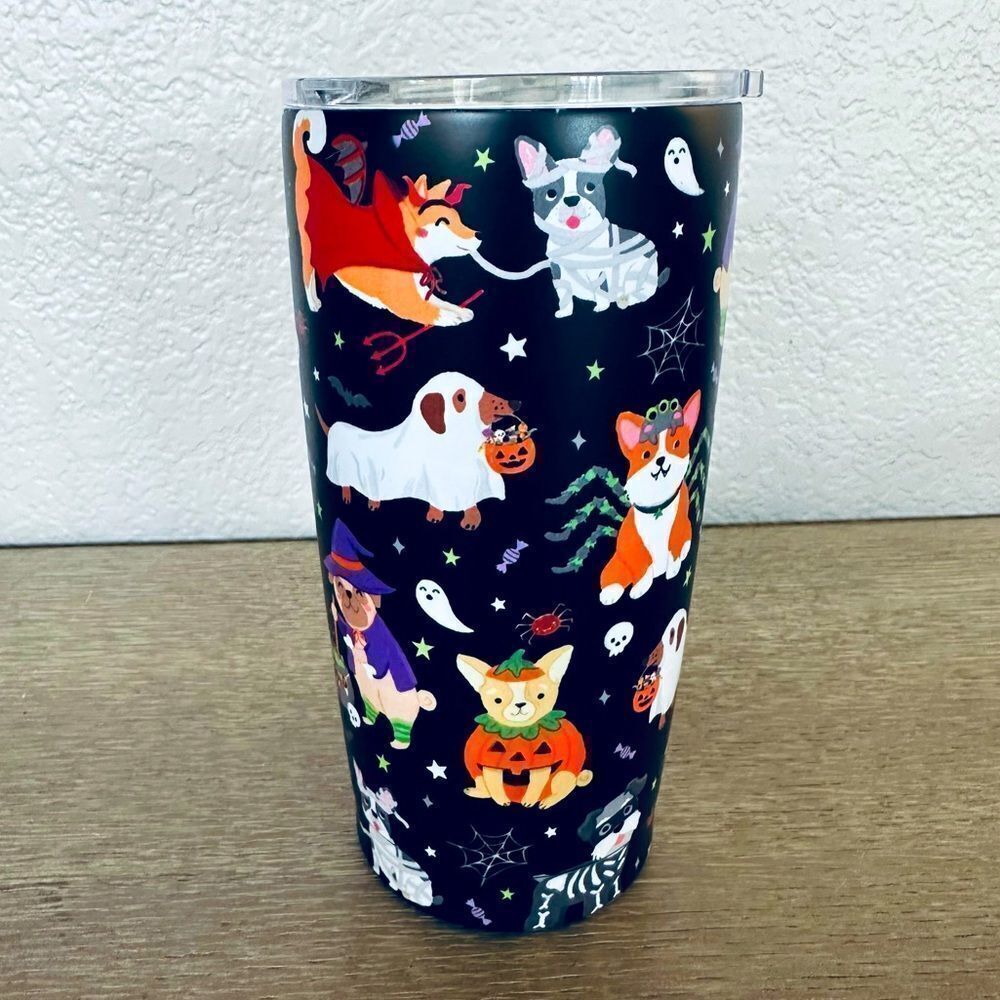 Clementine Halloween Costume Dogs Travel Tumbler Mug Cup